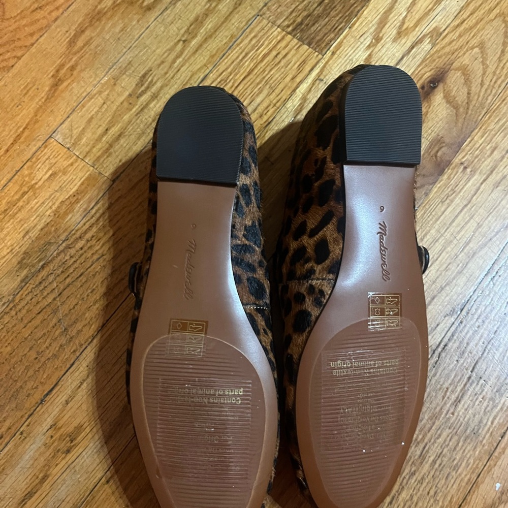 NWOB MADEWELL LEOPARD REMY Mary Jane Flat - Picture 3 of 5